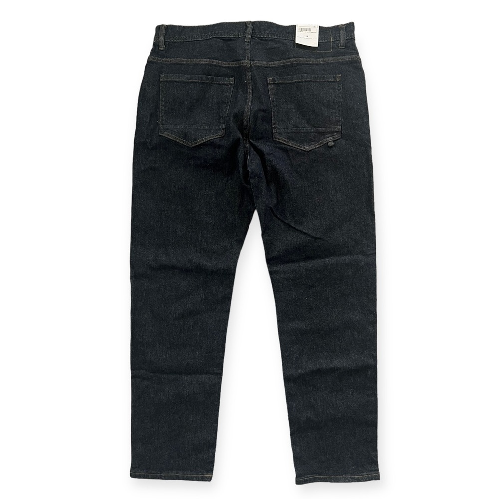 NWT Cotton On Beckley Straight Leg Jeans, Rinsed Indigo, Size 34 New w/Tag - Picture 3 of 9